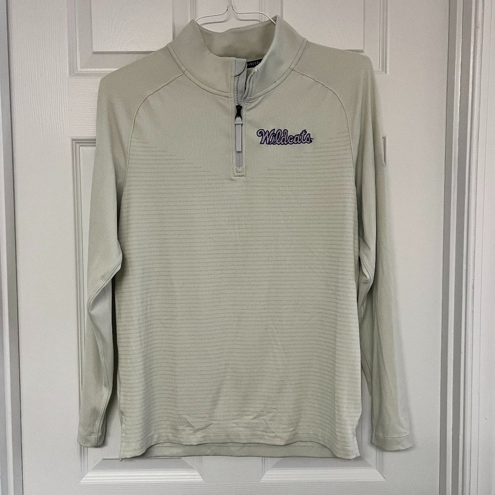 EUC Nike Golf Kansas State Univ. Wildcats Dri-Fit 1/4 Zip Men's Sz SM